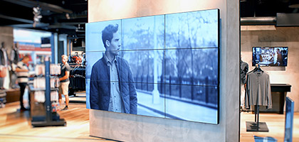 Video wall_retail